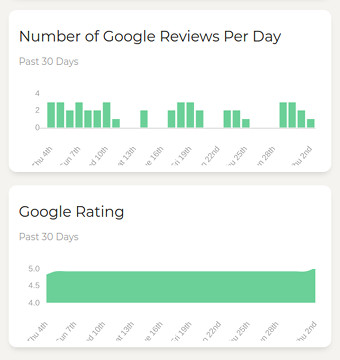 Monitor your Google Rating and Reviews